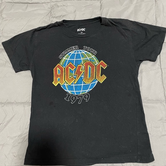 Kids cotton AC/DC shirt - Picture 1 of 3